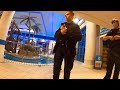 Overnight challenge in a huge waterpark police dog chase