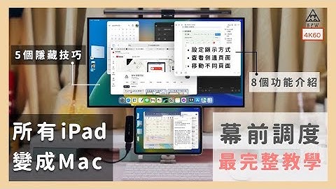 iPad 全螢幕投影教學！幕前調度所有功能＆隱藏技巧！iPadOS 16/iPad能否取代Mac？Stage Manager/台前調度/《BPW Study #61》