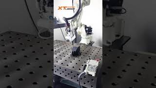 XTLASER fiber laser welding machine with automatic robotic arm