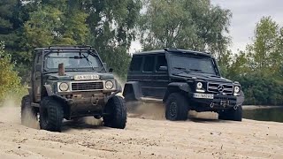 ДРАГ- РЕЙСИНГ MERCEDES GELANDEWAGEN &amp; SUZUKI SAMURAI