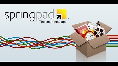 Springpad [Android] Video review by Stelapps