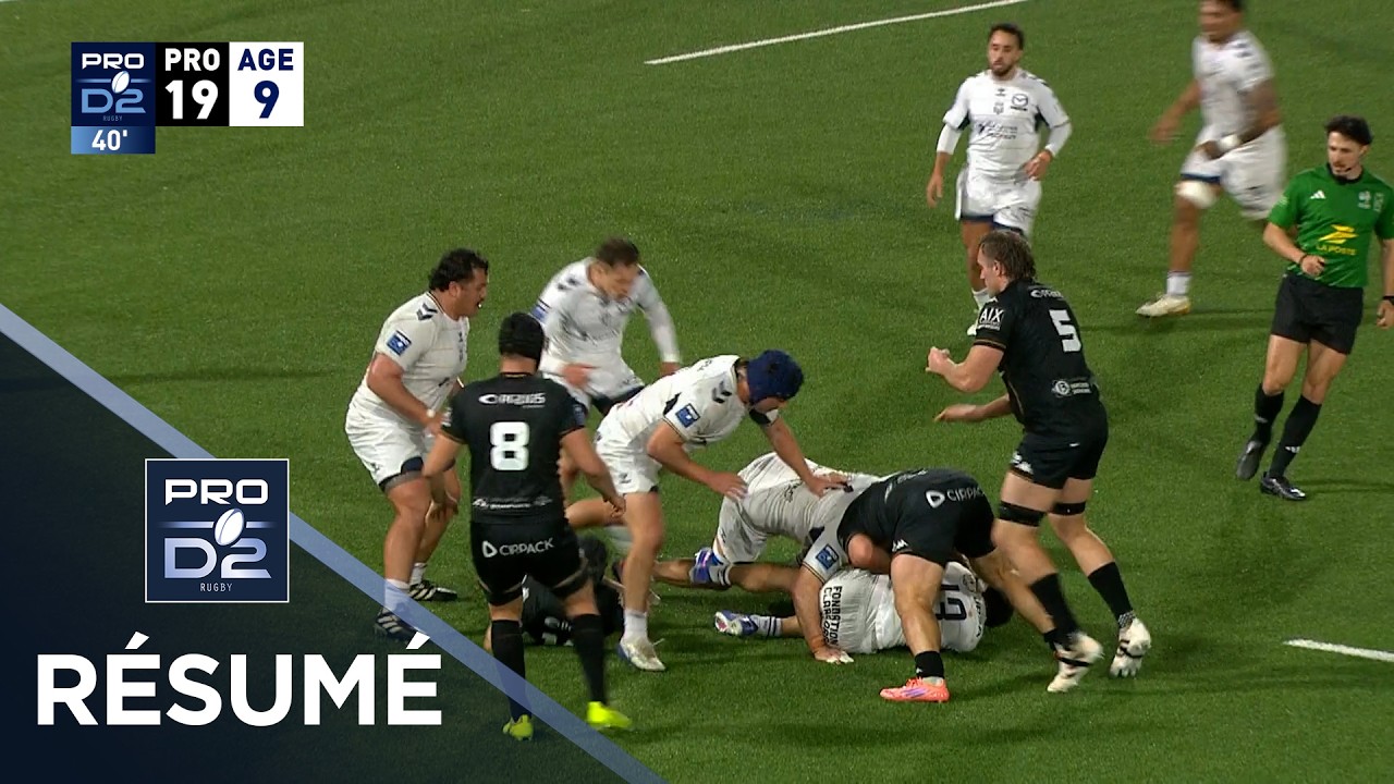 PRO D2 Saison 2025-2026 J22 - Résumé Provence Rugby - SU Agen