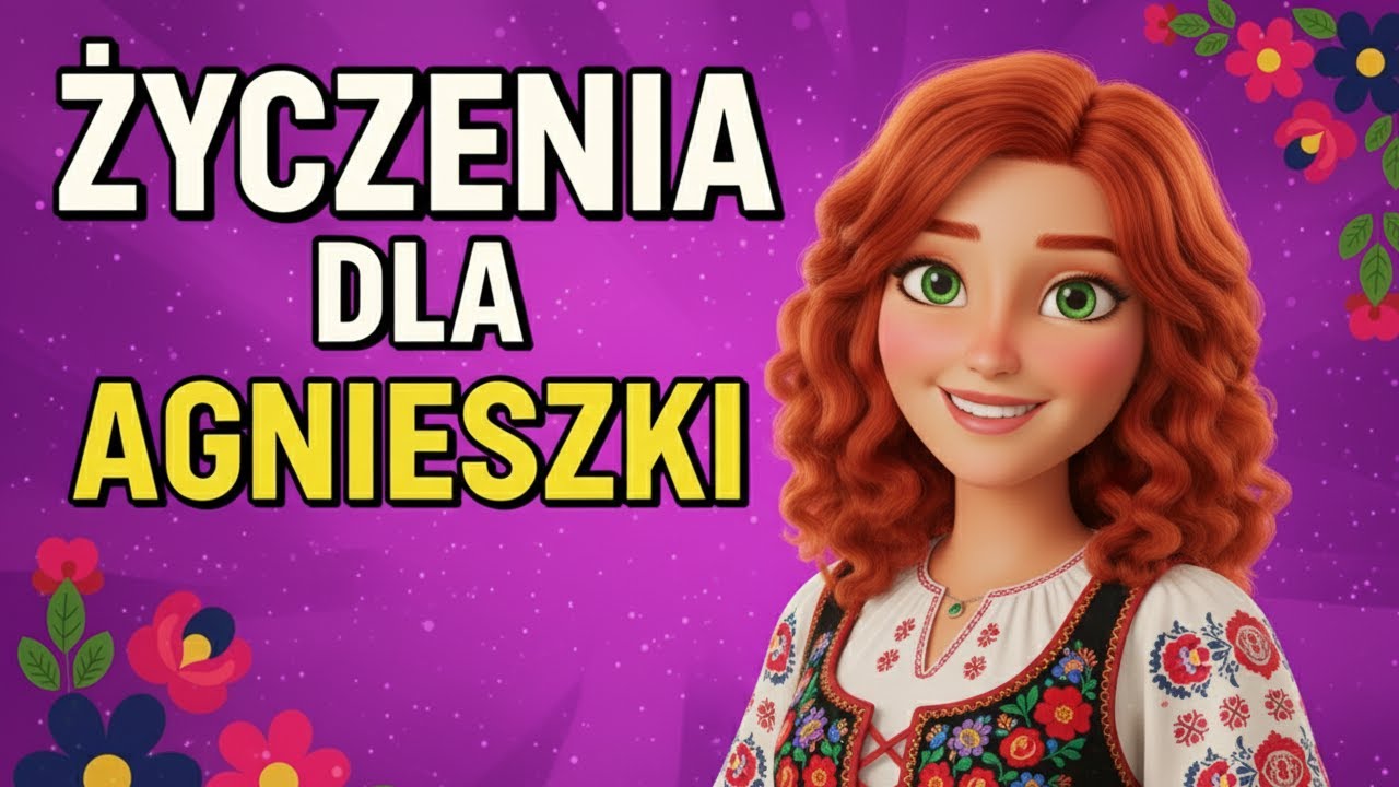 Życzenia imieninowe dla AGNIESZKI 💐 Wesoła piosenka z życzeniami | Disco Polo Biesiada