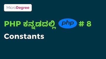 Constants | PHP in Kannada #8
