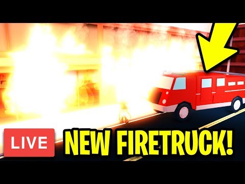 Jailbreak NEW UPDATE IS HERE! FIRETRUCKS, FIRE, NEW GUN UZI | CIVILIANS!? | Roblox Jailbreak LIVE - Jailbreak NEW UPDATE IS HERE! FIRETRUCKS, FIRE, NEW GUN UZI | CIVILIANS!? | Roblox Jailbreak LIVE