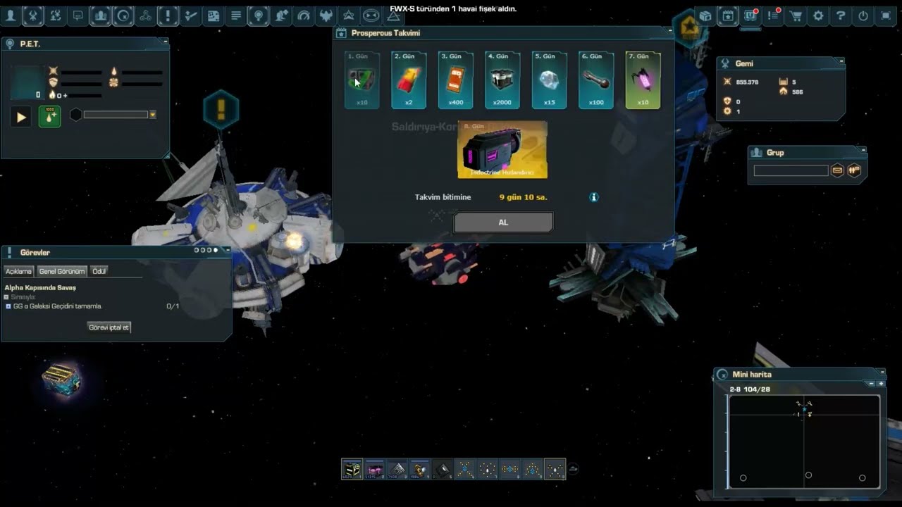 DarkOrbit - NEW EVENT PROSPEROUS CALENDAR - YouTube
