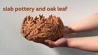 How to make Ceramic Bowl with Oak Leaf – You Won’t Believe the Detail!