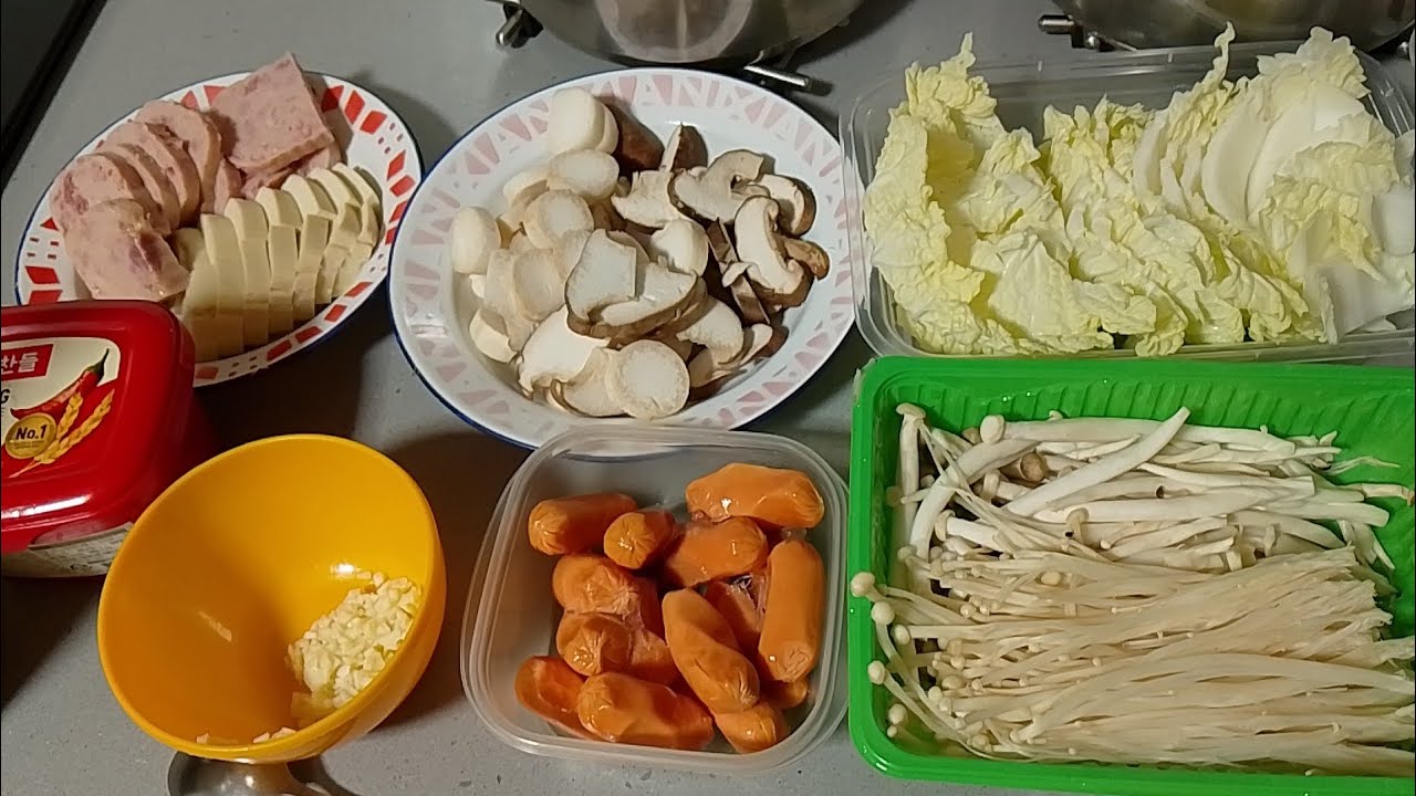 Ayo masak Army stew ala Korea 