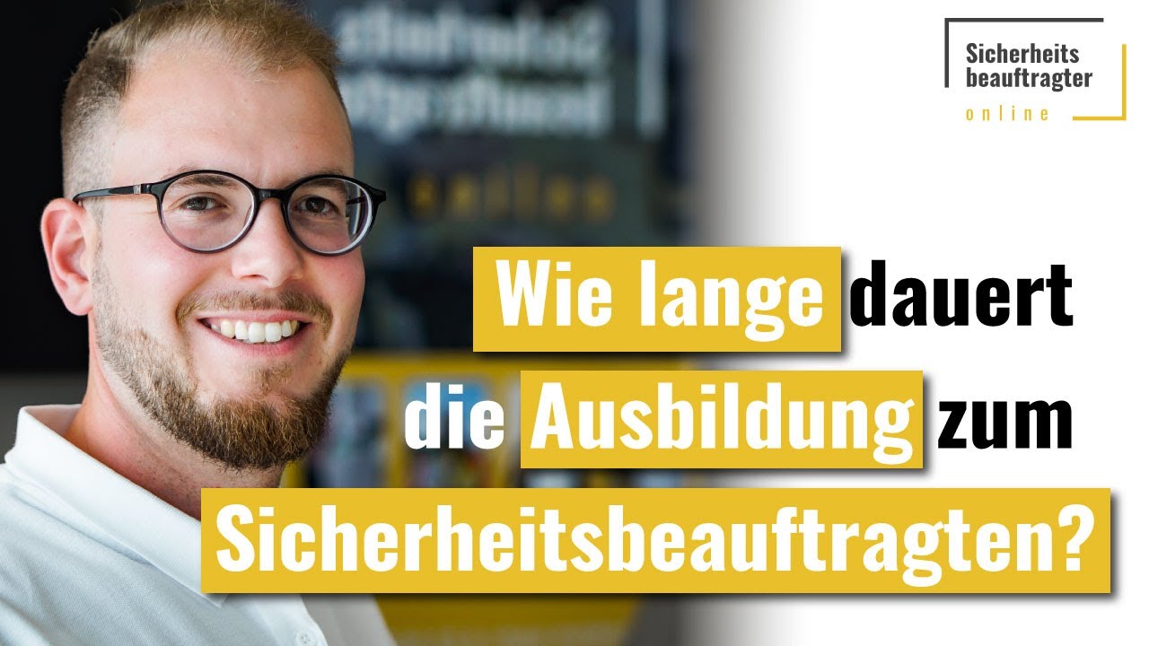 Wie Lange Dauert Die Ausbildung Zum Verkäufer Wie lange dauert die Ausbildung zum Sicherheitsbeauftragten
