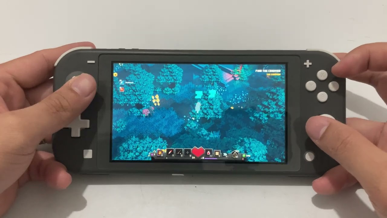 Part(1) Minecraft Dungeons gameplay nintendo switch lite gray | boballen v