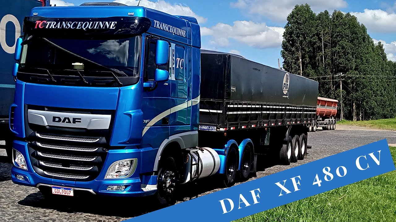 DAF XF 480 - Na Serra sem usar freio de serviço - Freio Motor 3 estágios