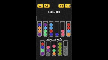 ball sort puzzle level 886