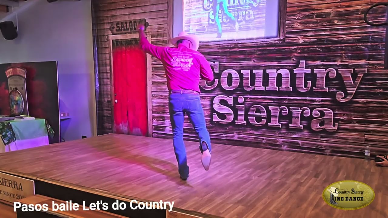 Let's do Country workshop de Adriano Castagnoli en el evento de Country Sierra Madrid 2025