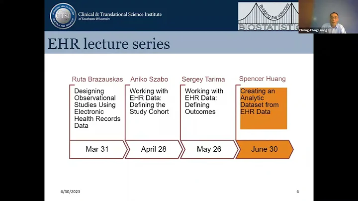 Working with EHR Data: Creating an Analytic Dataset from EHR Data