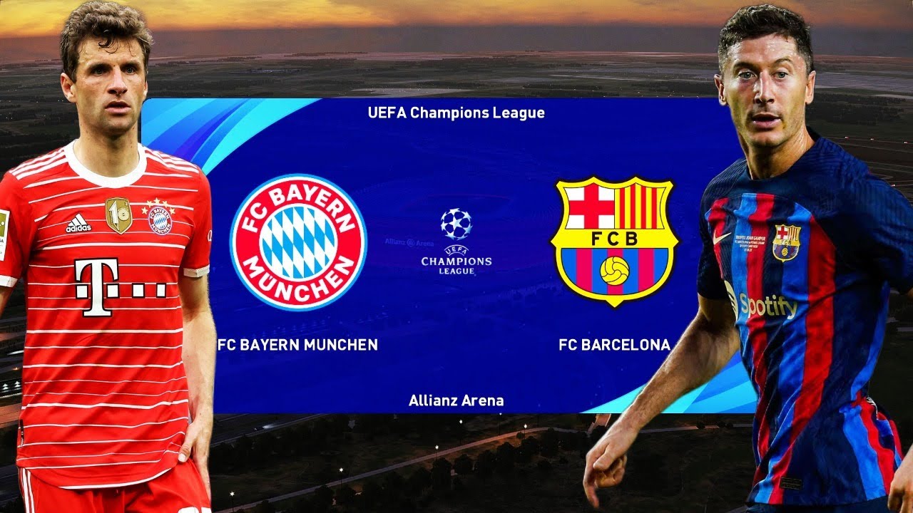 UCL LIVE🔴 BAYERN MUNICH vs BARCELONA LIVE CHAMPIONS LEAGUE LIVE