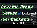 Self Host Website Backend Localtunnel Reverse Proxy Server JWS Secured 