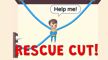 Rescue Cut! / Level 1 - 50 (No Ads) Game Solution Puzzle Guide Tips Cheats