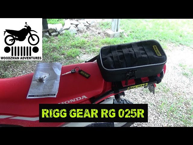 Nelson Rigg RG-025R Rear Fender Bag with Tool Roll Honda CRF250L