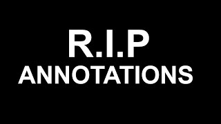 RIP ANNOTATIONS