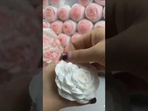 Как легко сделать розы из бумаги