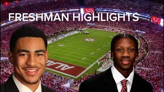 Bryce Young and Keelon Russell Freshman Highlights 
