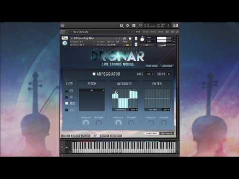 Using the Arpeggiator in DRONAR Live Strings