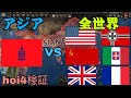 【hoi4検証】アジアVS全世界【ゆっくり実況】