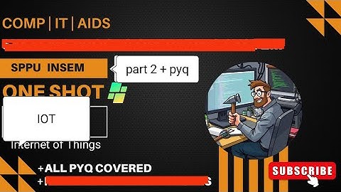 IOT | Unit 1 | Introduction to Embedded Systems | SPPU T.E. Comp Sem 5 Part 2 @Crafters.think_hatch 