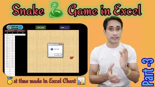 Snake Game in Excel : Using Chart with VBA Coding [Part 3/3]