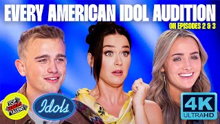 EVERY AUDITION On American Idol 2024 🤩 Episodes 2 & 3 In 4K