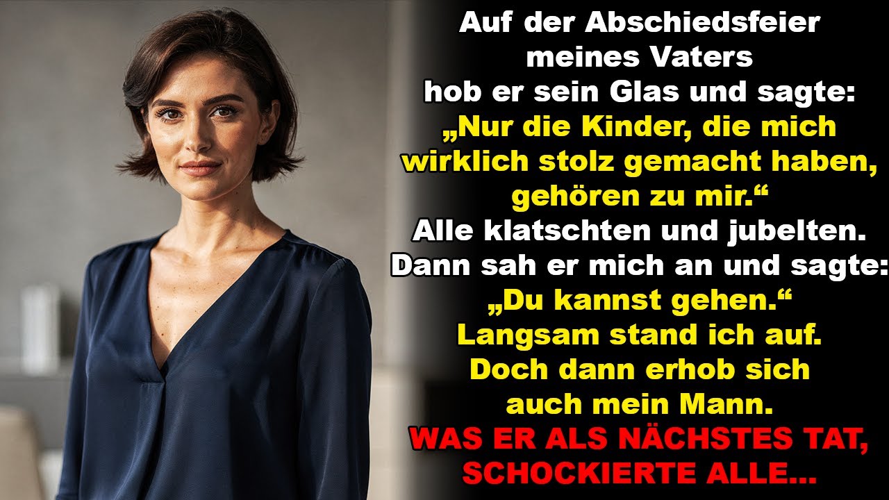 Meine Familie verspottete mich beim Ruhestandsessen meines Vaters – bis mein Mann aufstand.