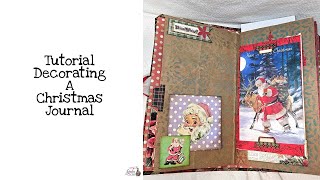 Tutorial Decorating a Christmas Journal