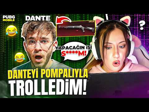 DANTENİ VS’YE ÇAĞIRDIM! POMPALIYLA ÇILDIRTTIM! 😈🔥 | PUBG MOBILE