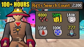 Loot From Guardians of the Rift (100+ Hours) | Every Drop: No Banking (#11) [OSRS]