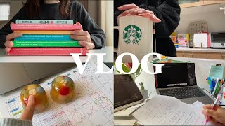 【STUDY_VLOG】資格勉強する社会人の近況と日常【早起きしたり計画立てたり】