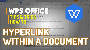 WPS Office Word How To Hyperlink Within A Document