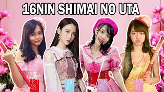 【16nin Shimai no Uta 👭👭👭】AKB48 | JKT48 | SNH48 | BNK48