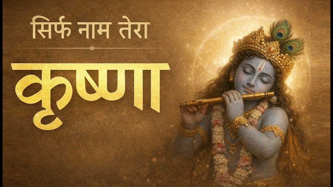 सिर्फ़ नाम तेरा Krishna 🙏 | Tu Hi Tu Krishna Meditation | Deep Flute Bansuri | Peace, Sleep, Healing