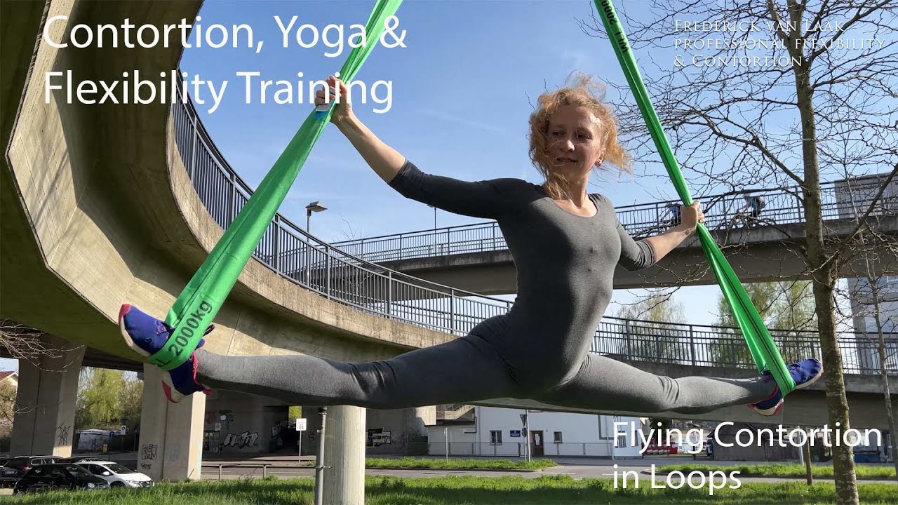Contortion Training by Flexyart 245:  Flying Contortion  - Also for Yoga, Poledance, Ballet, Dance