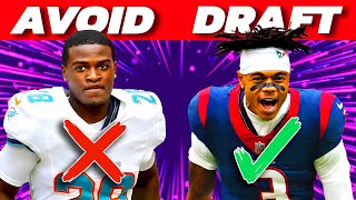 Are These Players Must Drafts Or Must Avoids?