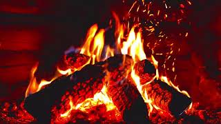 🔥 Cozy Fireplace Ambience for Deep Relaxation &amp; Stress Relief | Crackling Fire Sounds