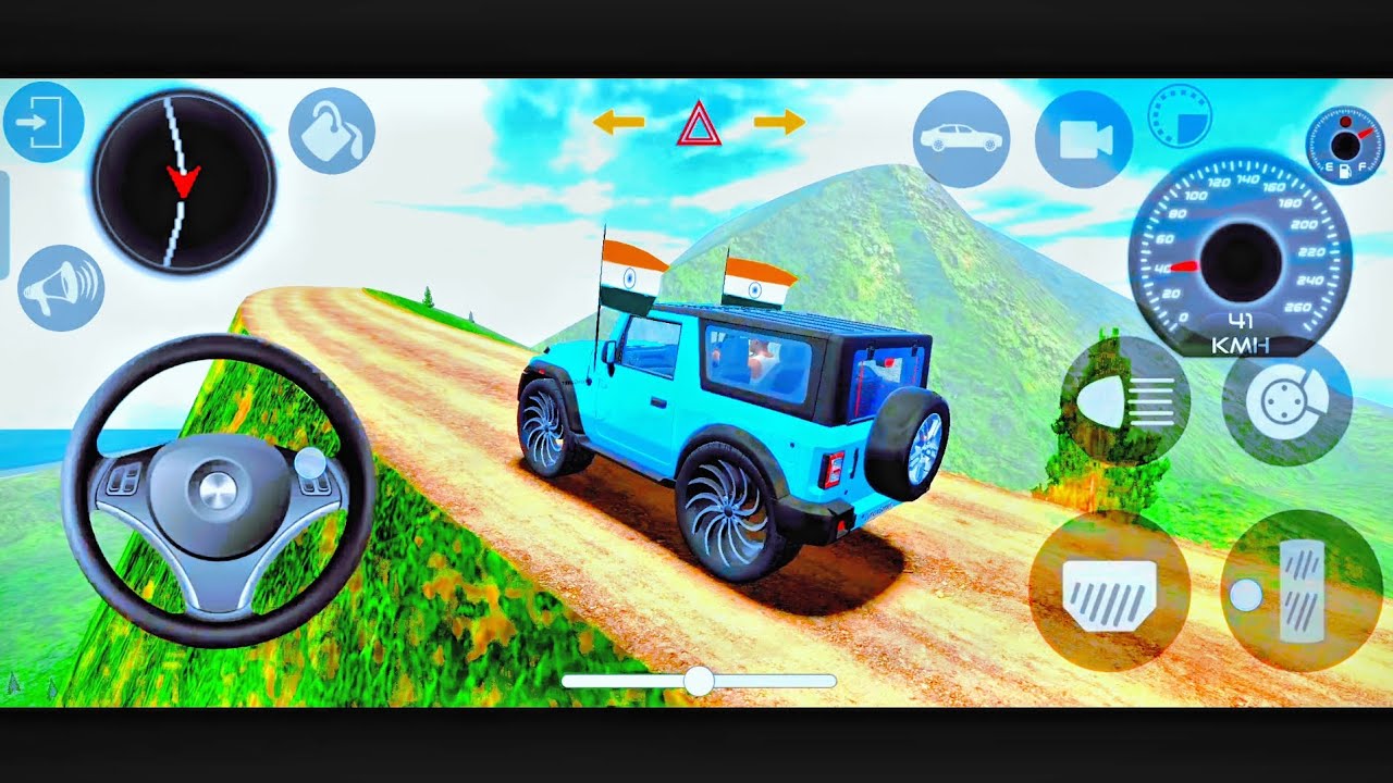 Modified Mahindra Thar 😈 Games: Indian Blue Thar 🇮🇳 (Gadi Wala Game) Car Game Android 2026