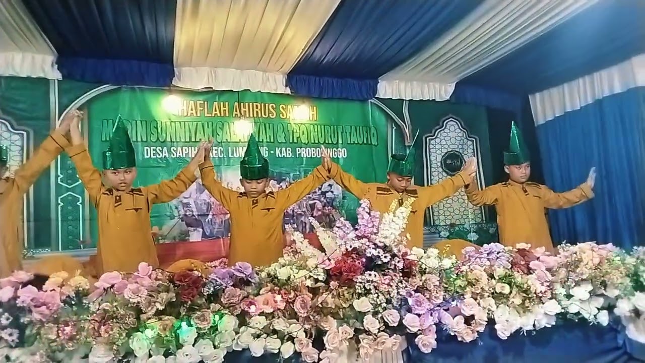 Tampilan anak anak madrosah. 