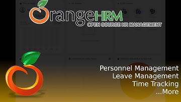 OrangeHRM - Human Resource Management for Building a Business on Open Source, Self Hosted Software.