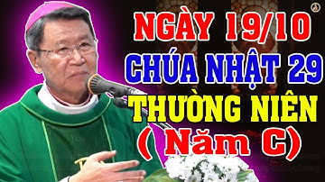 LỄ CHÚA NHẬT 29 THƯỜNG NIÊN (NGÀY 19/10) | Bài giảng SÂU SẮC của ĐC Phêrô Nguyễn Văn Khảm