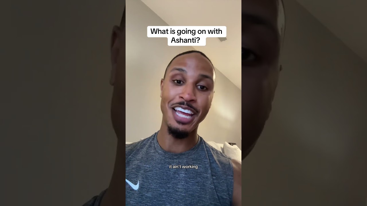 Ashanti we need a BREAK! #ashanti #ashantiandnelly #2000snostalgia