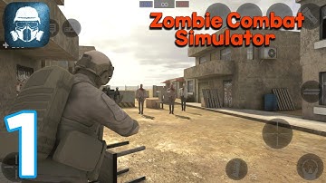 Zombie Combat Simulator - Gameplay Walkthrough Part 1 - Tutorial (iOS, Android)