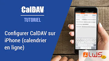 C'est quoi un compte CalDAV ?