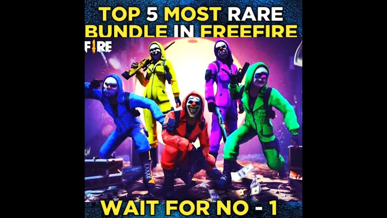 TOP 5 MOST RARE BUNDLES 🔥 - GARENA FREEFIRE ❤️ || #garenafreefire  #youtubeshorts