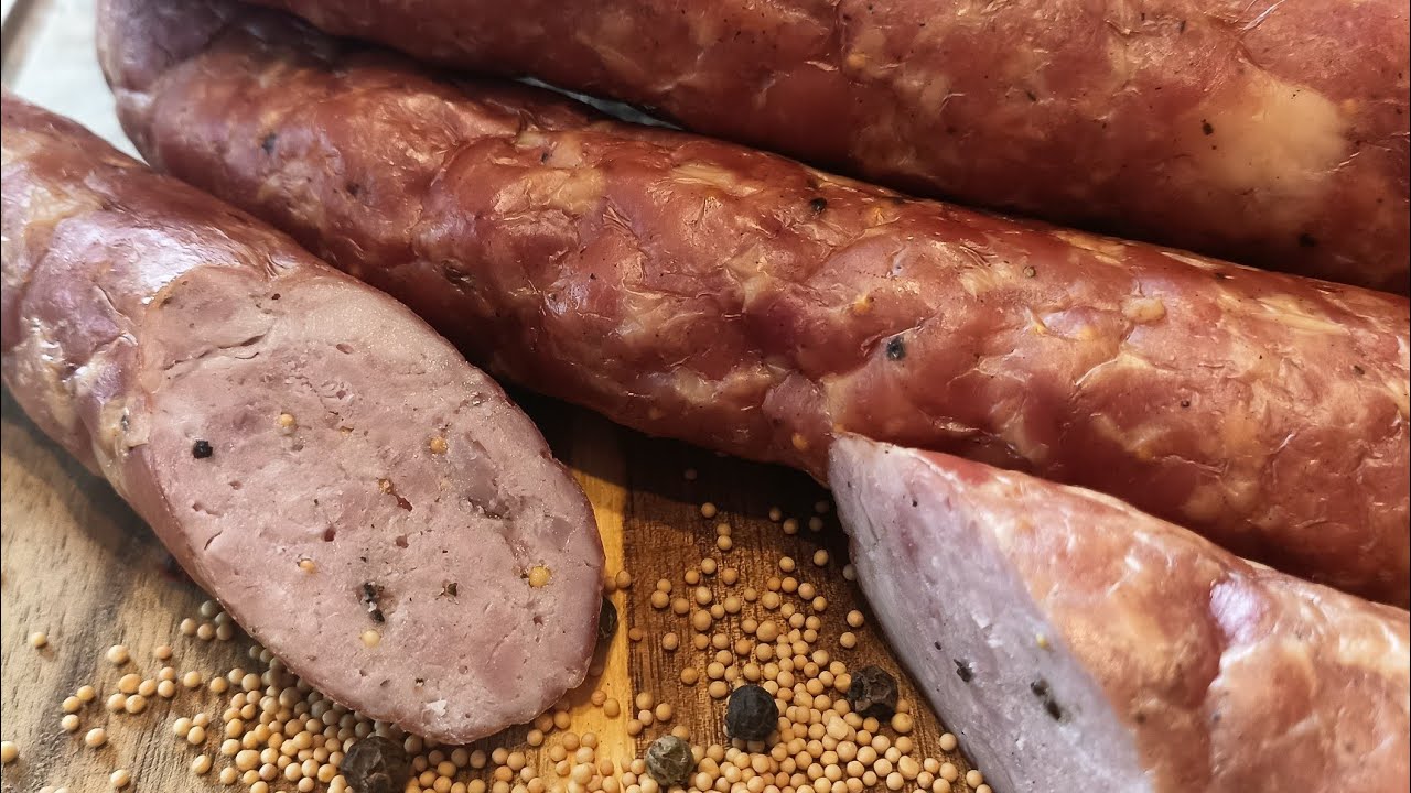 Odc. 99 Pyszna kiełbasa z gorczycą i test nowej wędzarni elektrycznej...